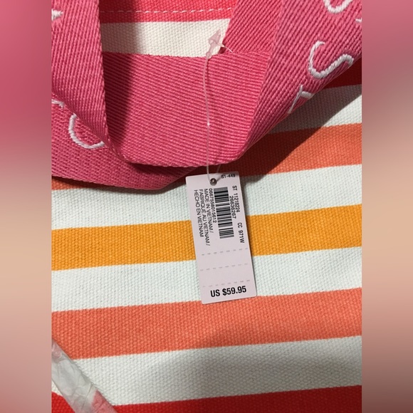 Victoria's Secret Striped tote - NWT - Picture 6 of 6